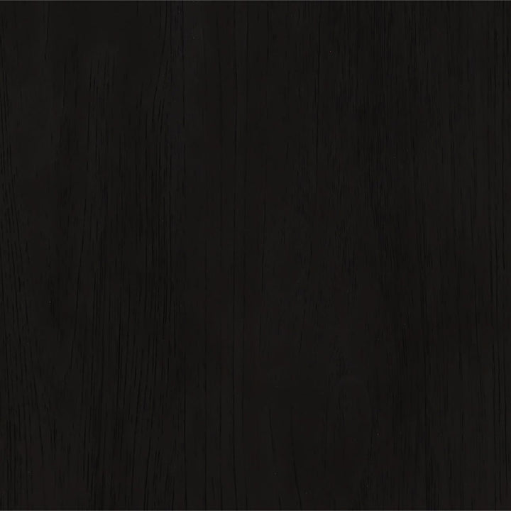 Beck Black Teak Stool, detail 1 view