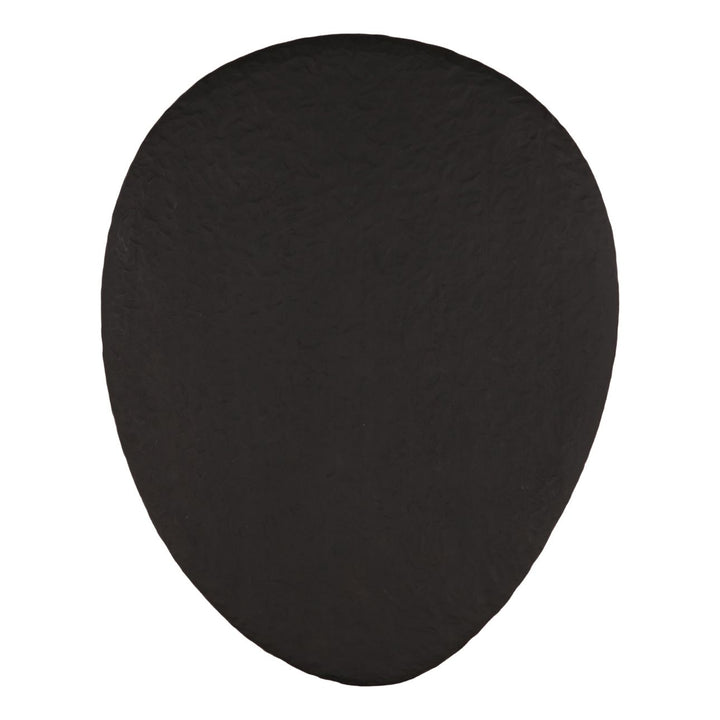 Nero Black Wood Coffee Table, overhead view