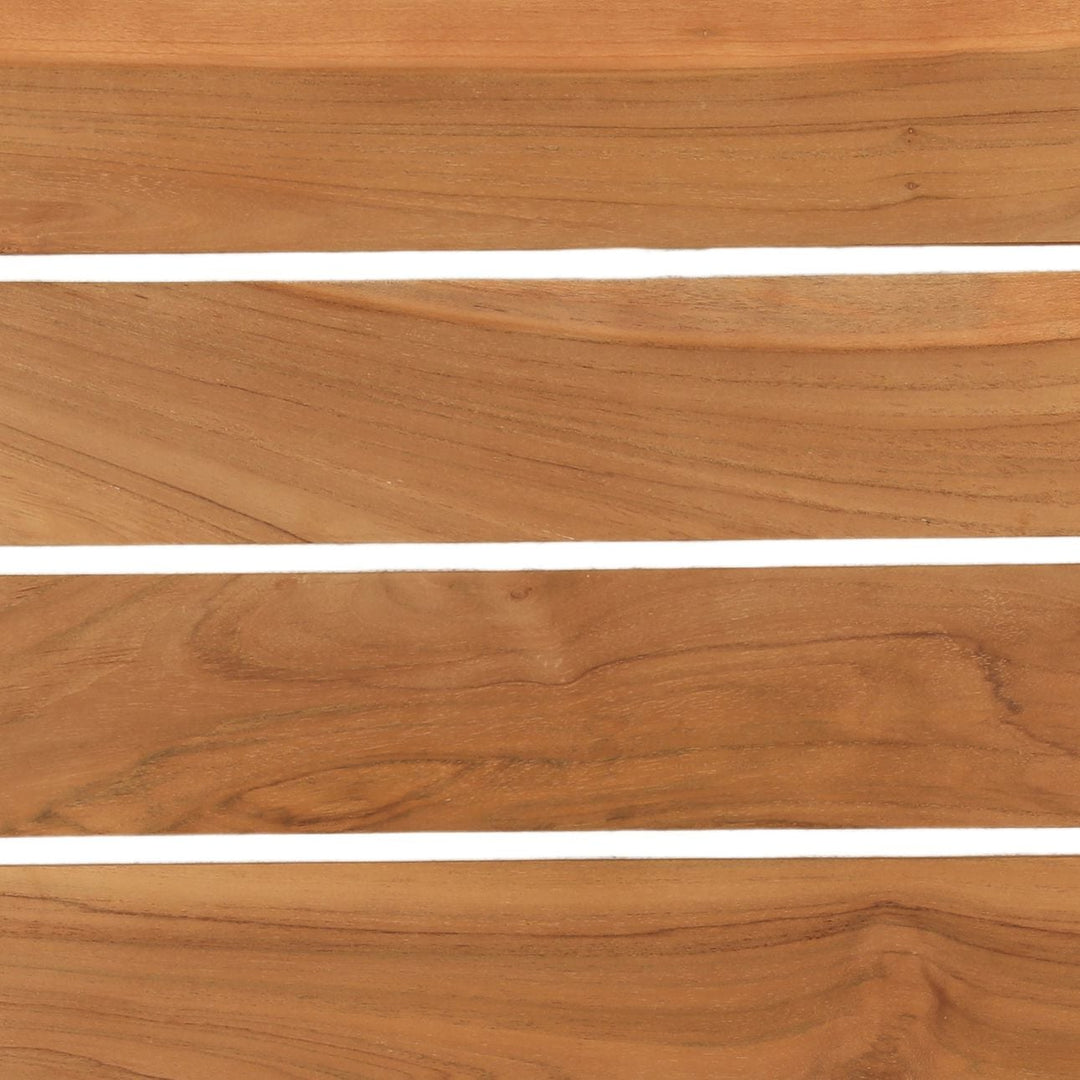 Yana Natural Teak Outdoor Dining Chair, detail 1 view