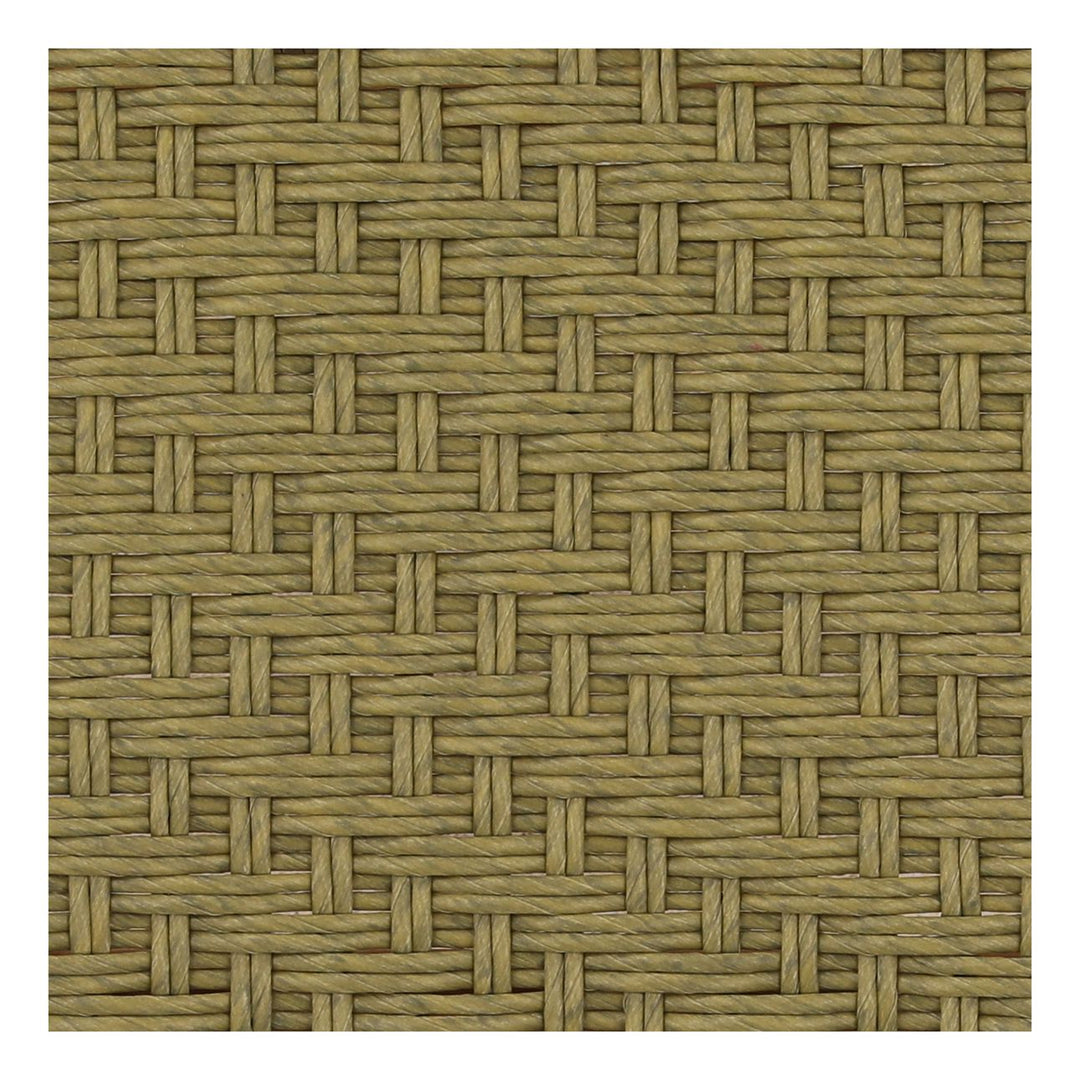 Vertren Green Rope Outdoor Ottoman, detail 1 view