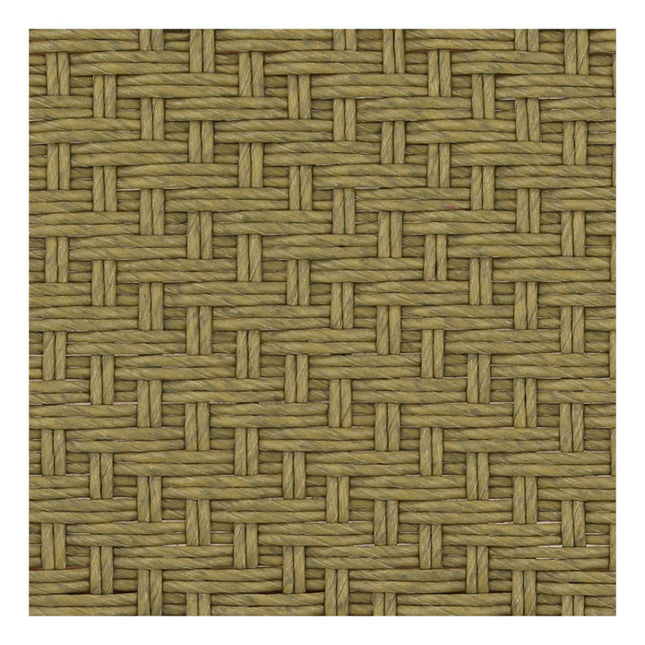 Vertren Green Rope Outdoor Ottoman, detail 1 view