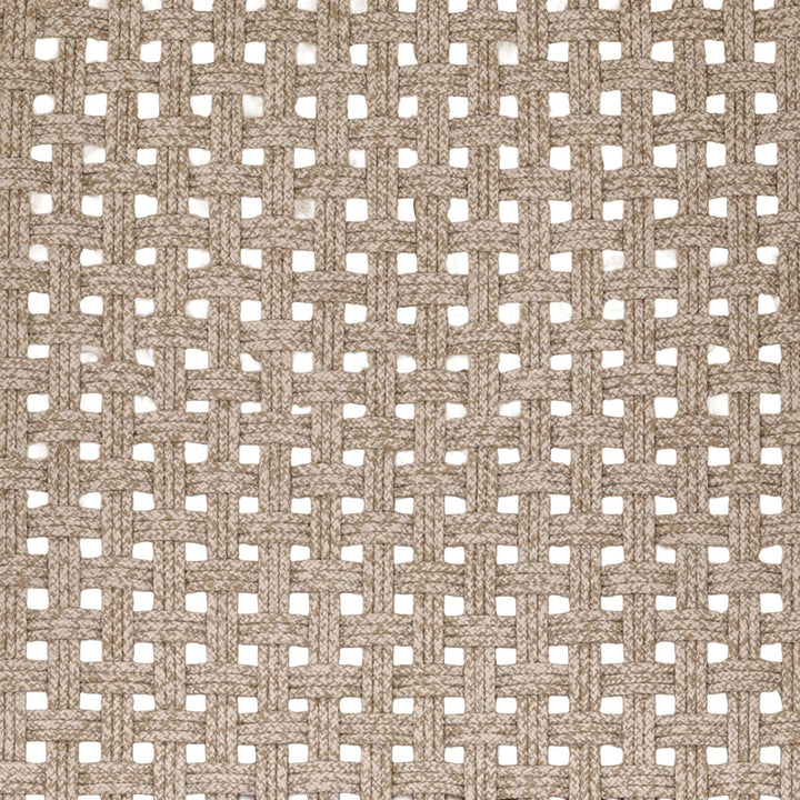 Yarden Rope and Teak Outdoor Lounge Chair, detail 1 view