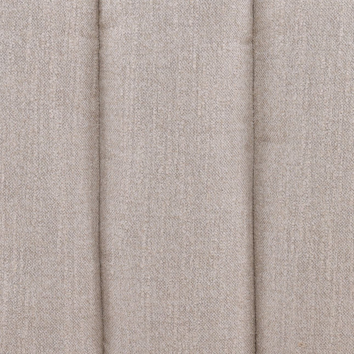 Romen Textured Upholstery Swivel Chair, Cream, detail 1 view