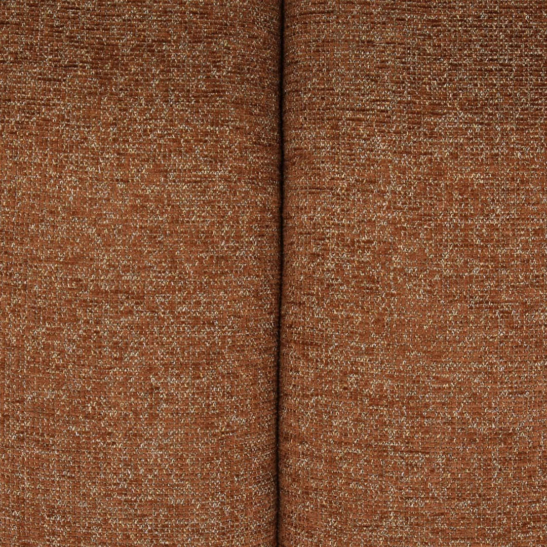 Selren Rust Chenille Sofa, detail 1 view