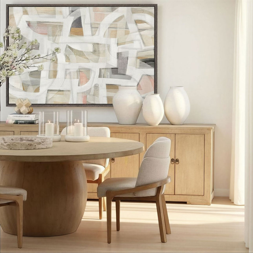 Nikos Reclaimed Pine Sideboard, Light Warm Wash · Eight Door, lifestyle view