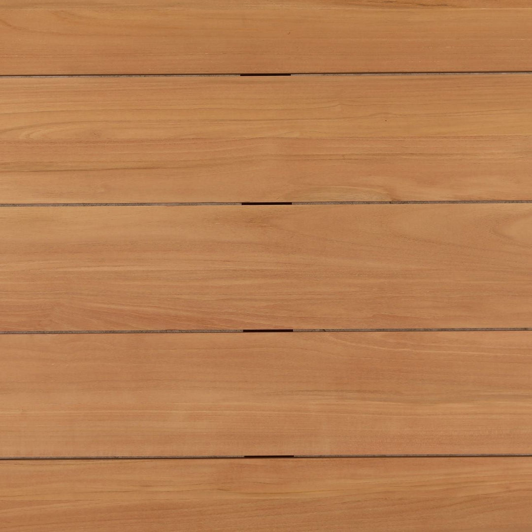 Dune Teak Outdoor Dining Table, detail 1 view