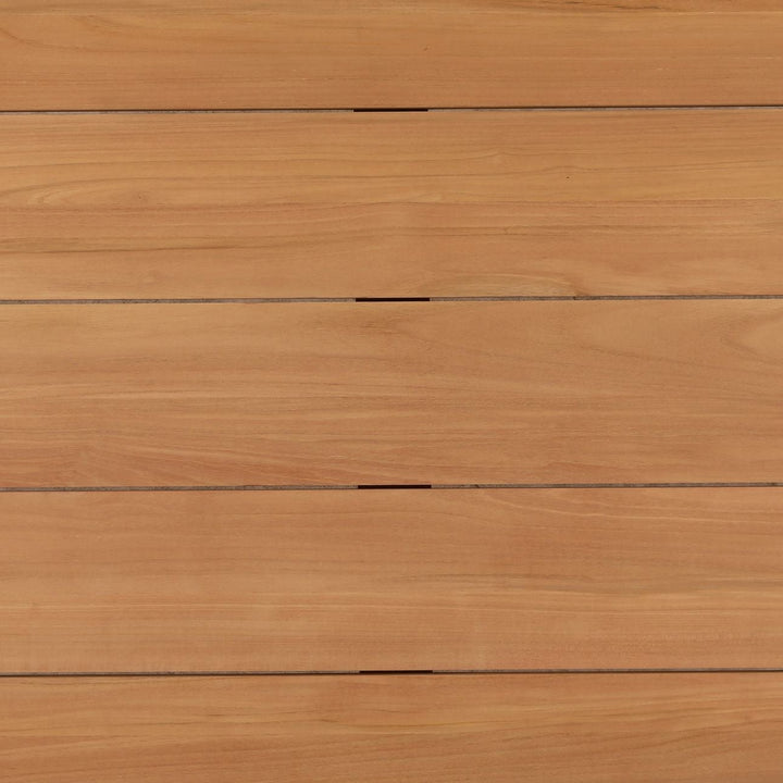 Dune Teak Outdoor Dining Table, detail 1 view