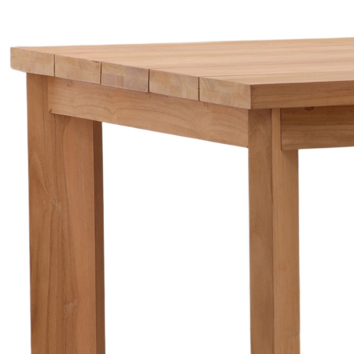 Dune Teak Outdoor Dining Table, detail 2 view