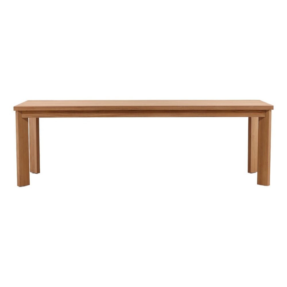 Dune Teak Outdoor Dining Table, front view