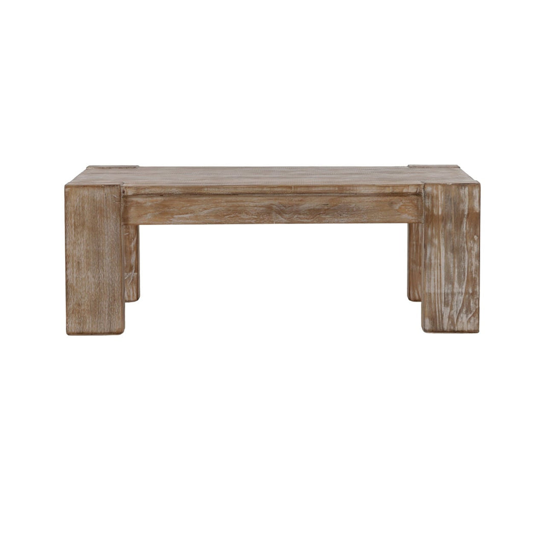 Parker Reclaimed Pine Coffee Table, front view