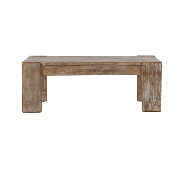 Parker Reclaimed Pine Coffee Table, front view