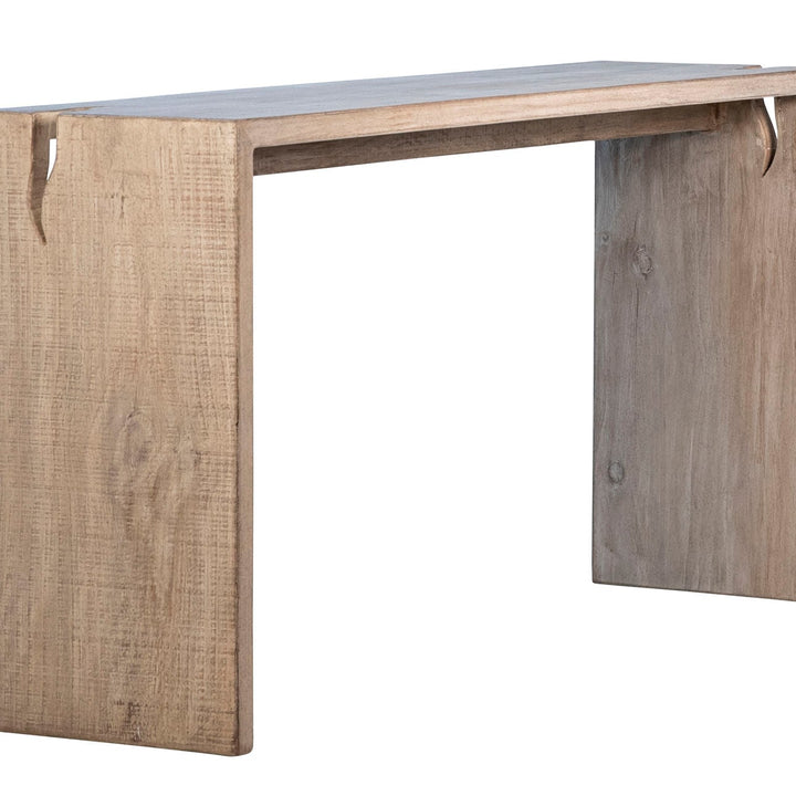 Merrick Reclaimed Pine Console Table, front view