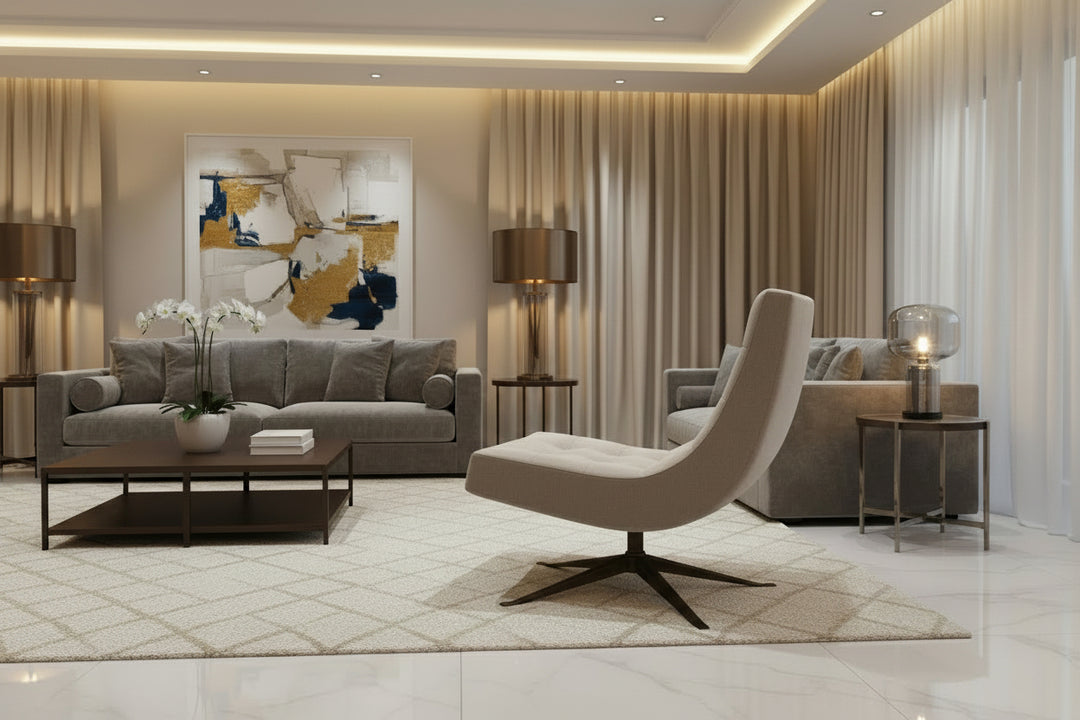 Petra Swivel Accent Chair