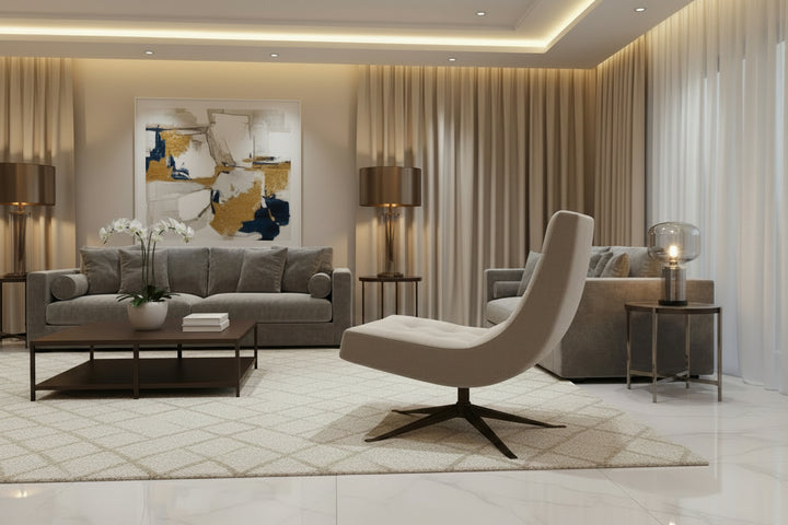 Petra Swivel Accent Chair