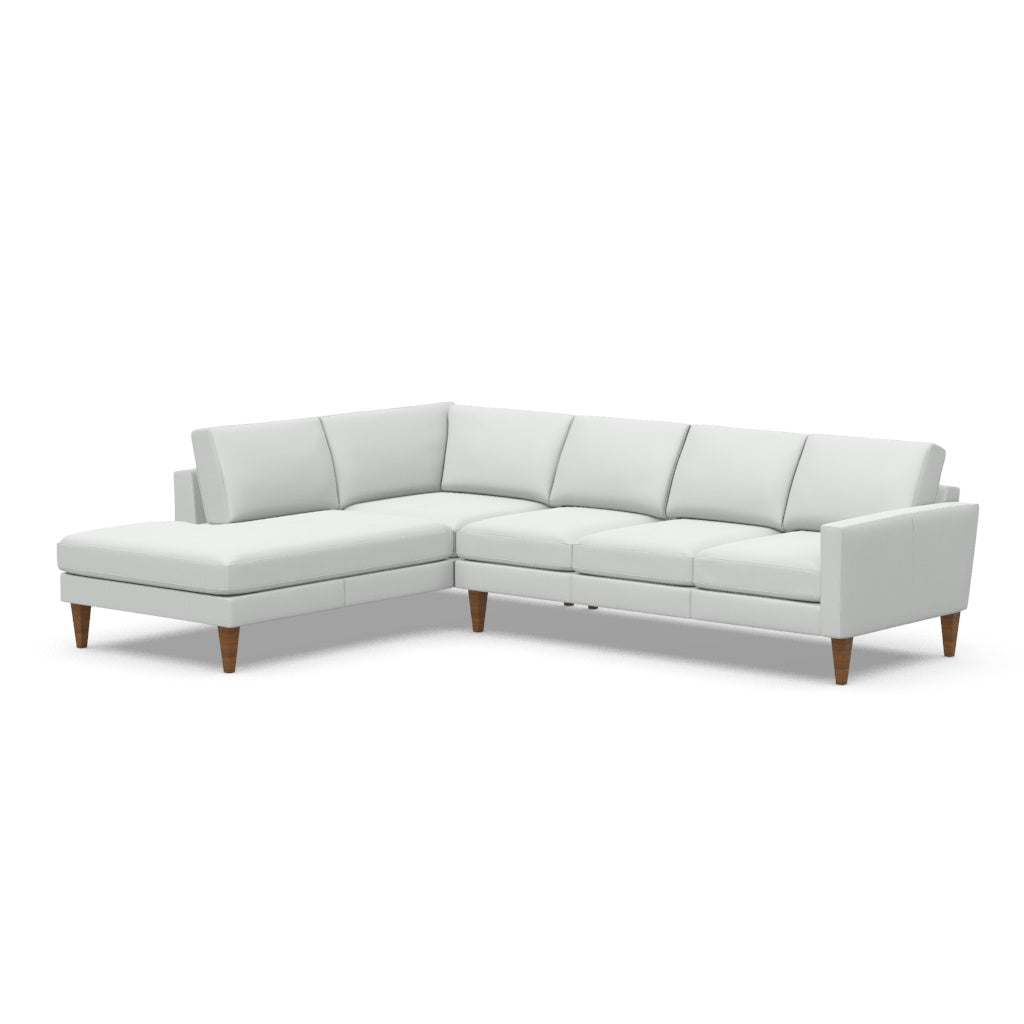 Tali Petite Track Arm Sectional American Leather