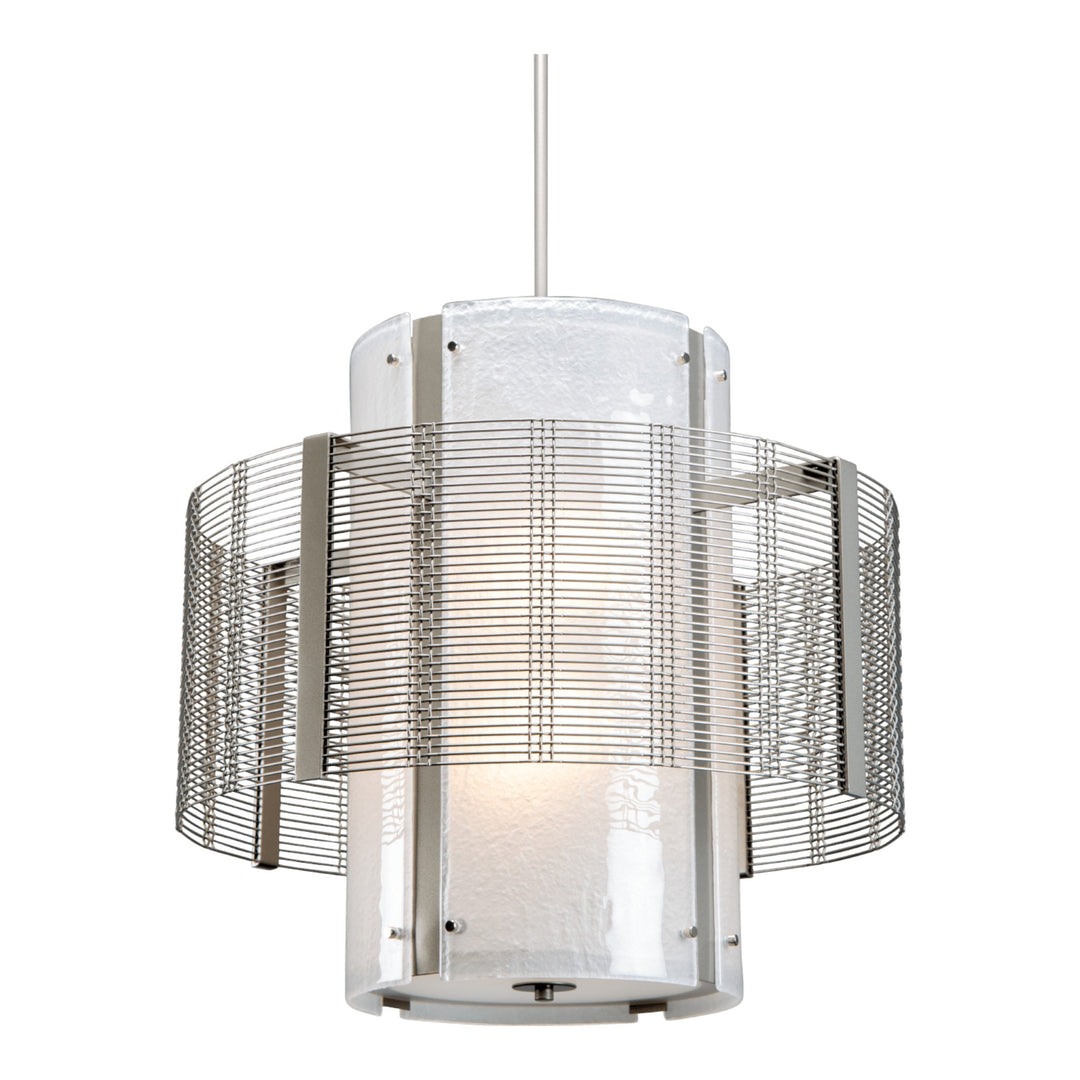 Downtown Mesh Double Drum Chandelier by Hammerton Studio Medium