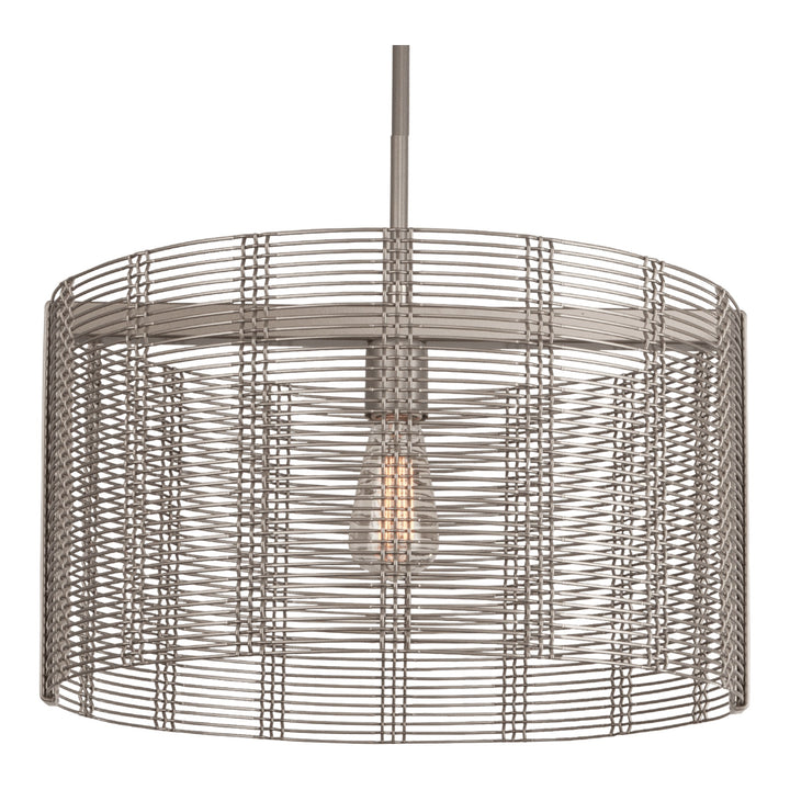 Downtown Mesh Drum Chandelier by Hammerton Studio Small in its standard finish (LED)