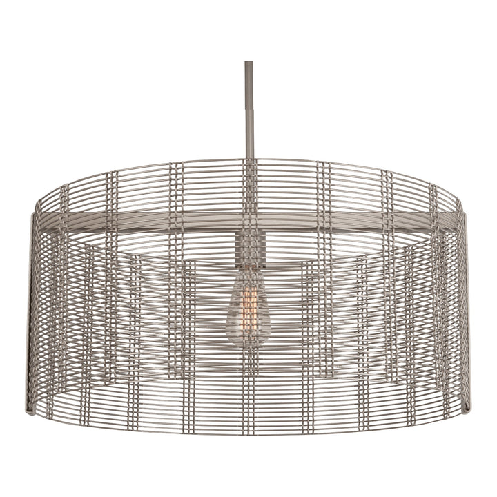 Downtown Mesh Drum Chandelier by Hammerton Studio Medium with Frosted glass (LED)