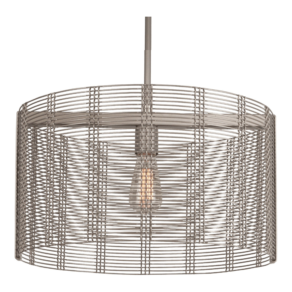 Downtown Mesh Drum Chandelier by Hammerton Studio Small with Frosted glass (LED)