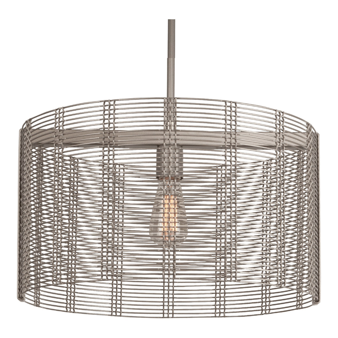 Downtown Mesh Drum Chandelier by Hammerton Studio Small with Frosted glass (LED)