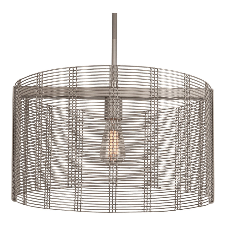 Downtown Mesh Drum Chandelier by Hammerton Studio Small with Frosted glass (LED)