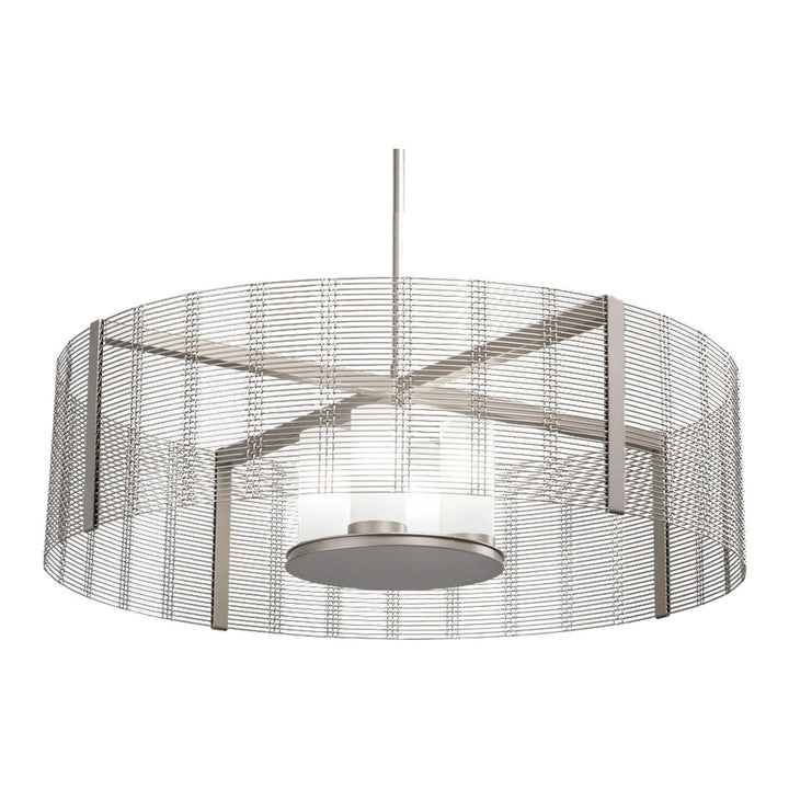 Downtown Mesh Drum Chandelier by Hammerton Studio XL with Frosted glass (LED)