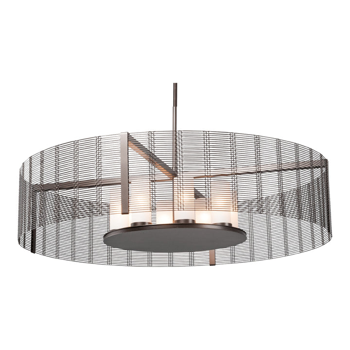 Downtown Mesh Drum Chandelier by Hammerton Studio XXL with Frosted glass (LED)