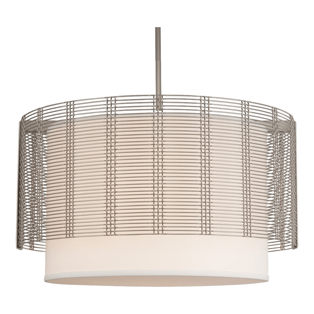 Downtown Mesh Drum Chandelier with Shade by Hammerton Studio