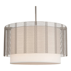 Downtown Mesh Drum Chandelier with Shade by Hammerton Studio