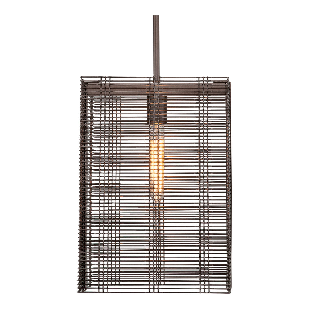 Downtown Mesh Large Pendant by Hammerton Studio in its standard finish