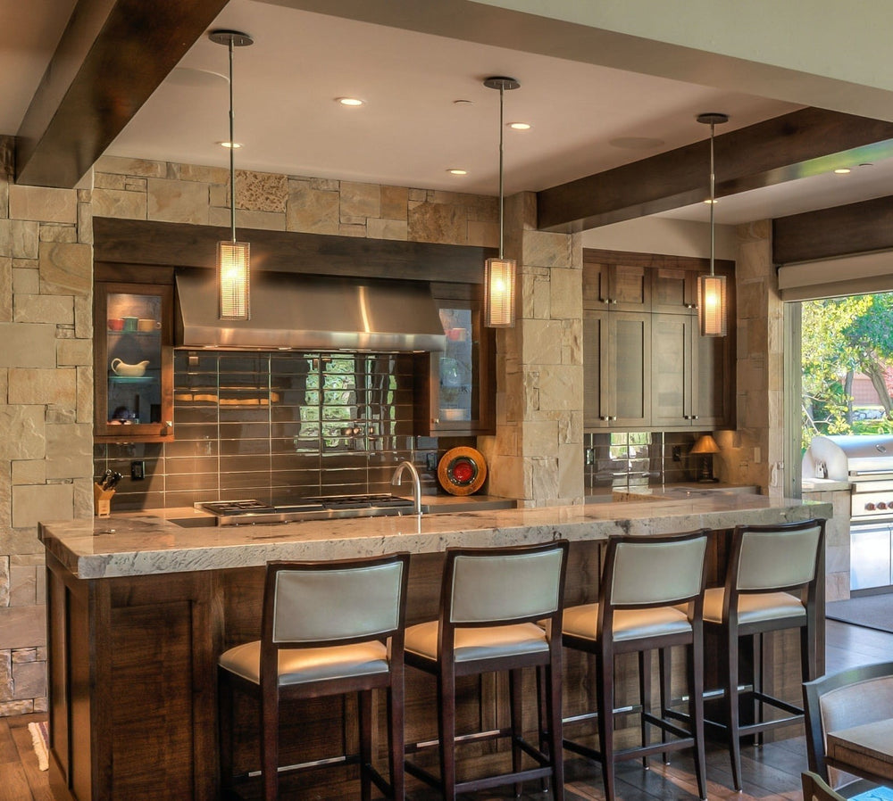 Downtown Mesh Pendant by Hammerton Studio in a styled interior