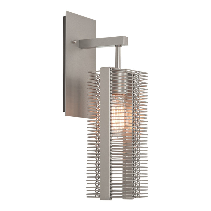 Downtown Mesh Sconce by Hammerton Studio in its standard finish