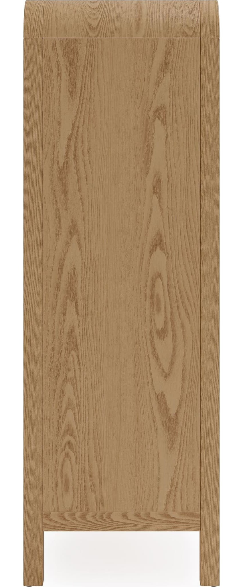 Drake Five Drawer Chest in Timber — side view