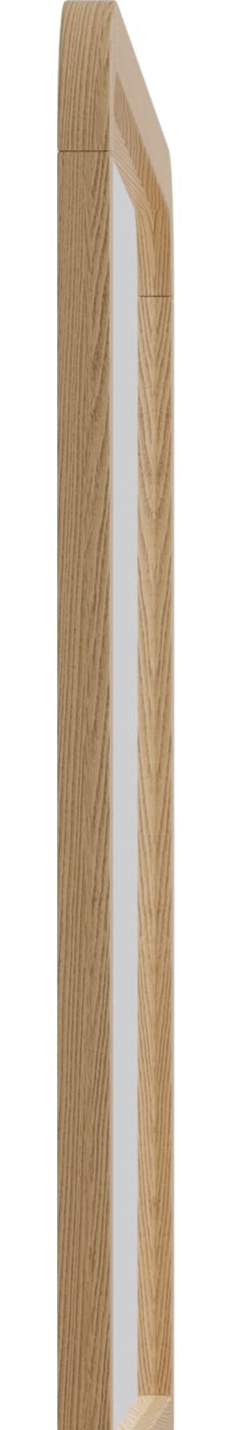 Drake Wall or Dresser Mirror in Timber — side view