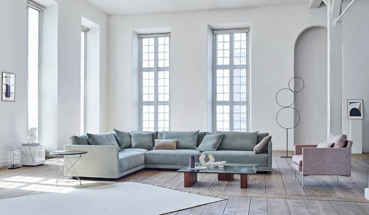 Drop Sofa QuickShip by Eilersen — lifestyle/detail