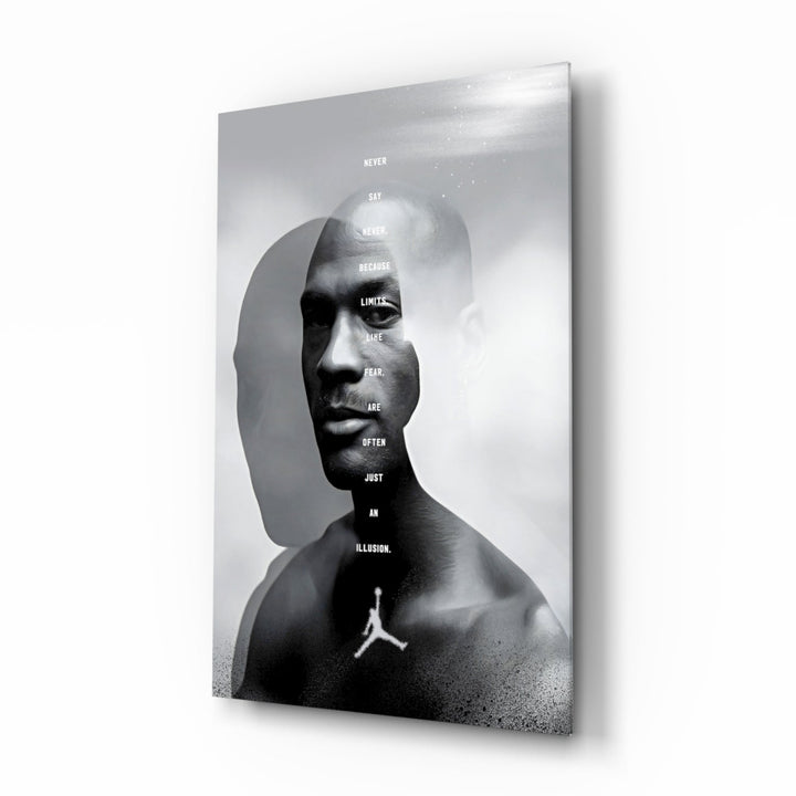 Cinematic-basketball panel bringing legend glow to a home gym