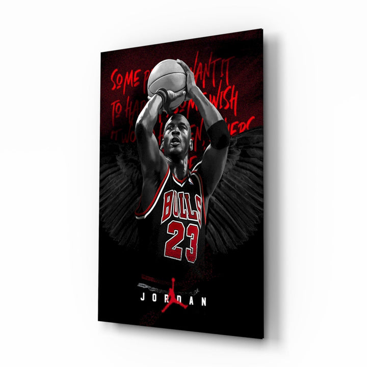 Cinematic-basketball panel bringing legend glow to a home gym