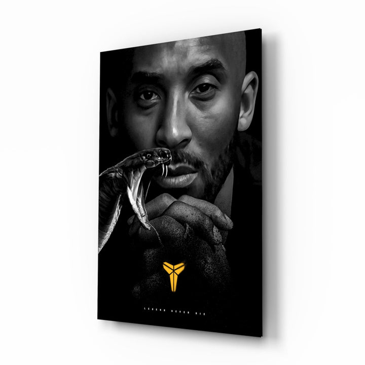 Cinematic-portrait panel bringing legend glow to a study