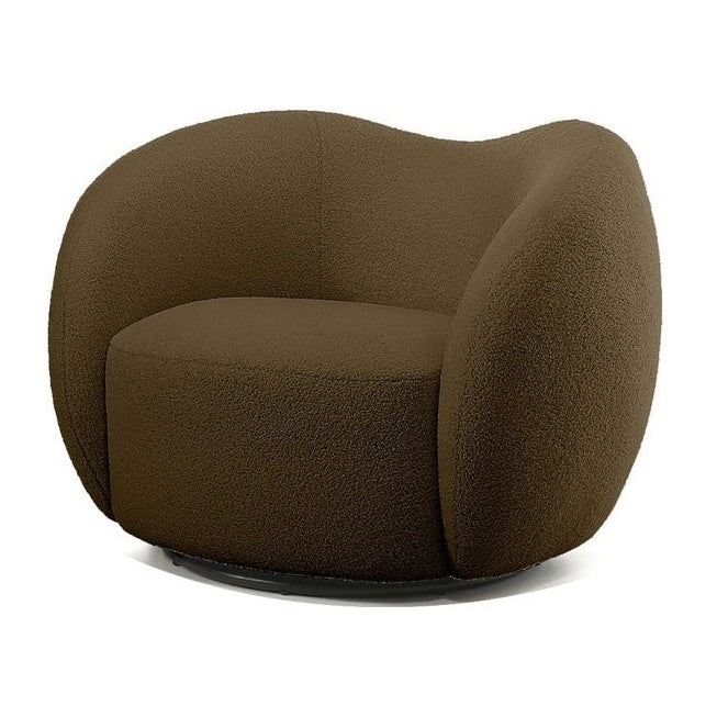 DUNE Swivel Lounge Chair in Teddy Army Mobital