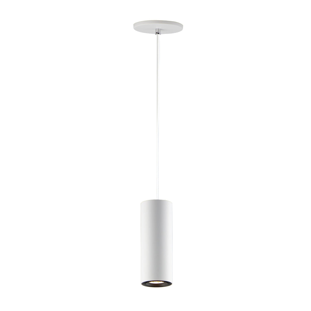 Dwell 1-Light LED Pendant (11.75" H) by ET2 Lighting in White, front view
