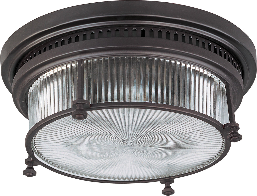 Wharf 2-Light Flush Mount by Studio M Lighting in Bronze