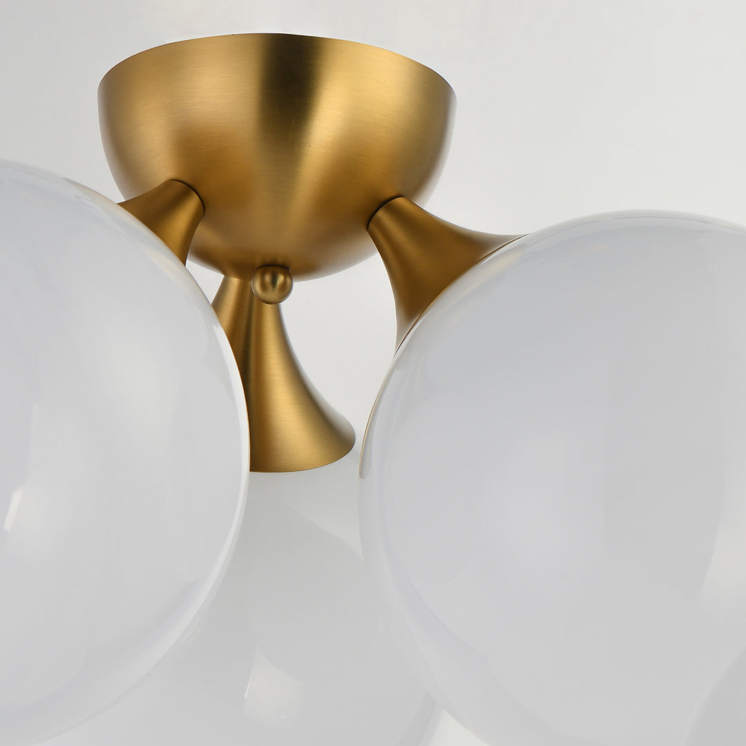 Neve 3-Light Semi Flush by Studio M Lighting – lifestyle