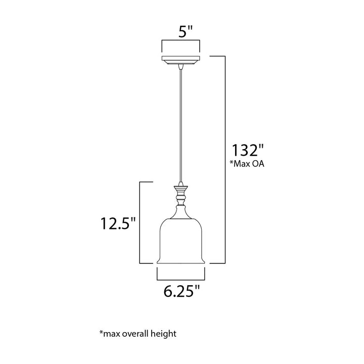 Centennial Pendant by Studio M Lighting – line drawing