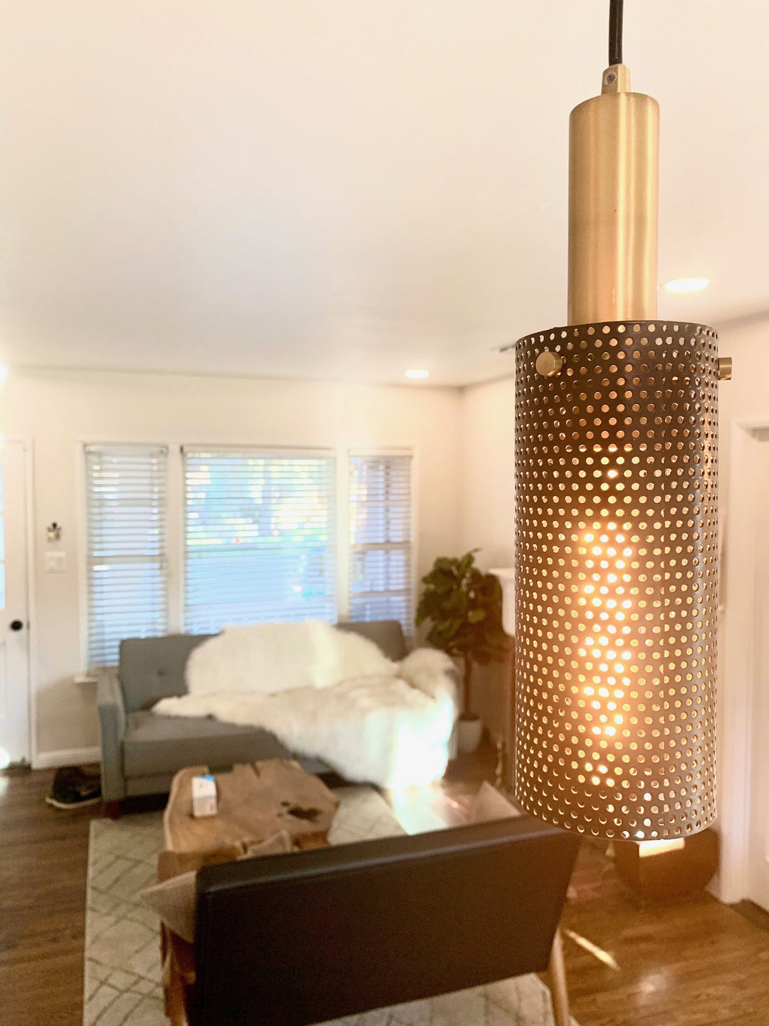 Perf Flush Mount by Studio M Lighting – lifestyle