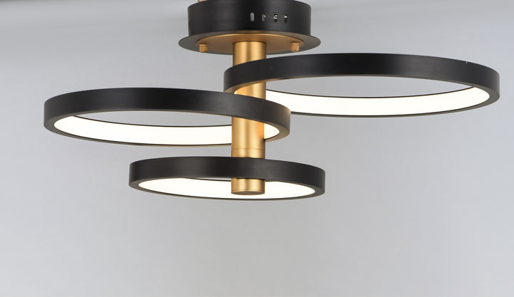 Hoopla LED Semi Flush Mount by Studio M Lighting – lifestyle