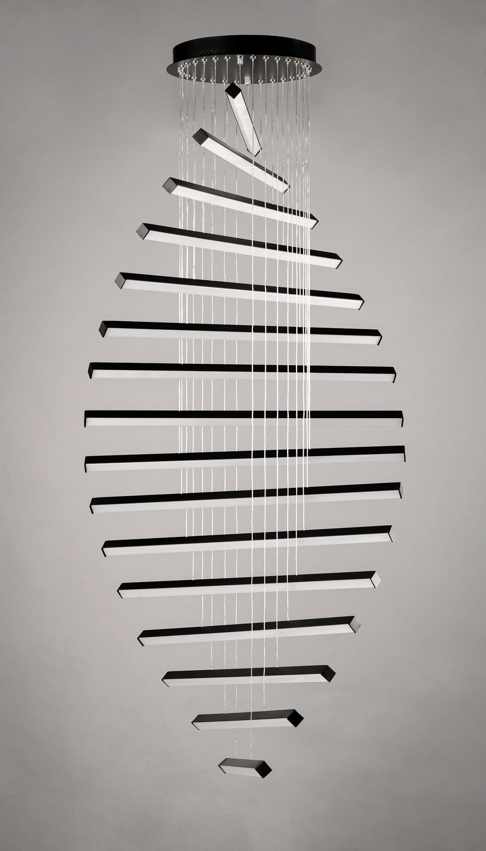 Hover 16-Light LED Pendant by ET2 Lighting, styled view 1