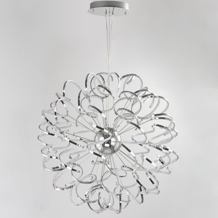 Chaos 40" LED Pendant by ET2 Lighting, styled view 1