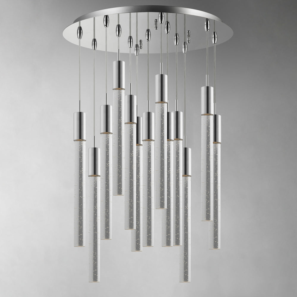 Big Fizz 13-Light LED Pendant by ET2 Lighting, styled view 1