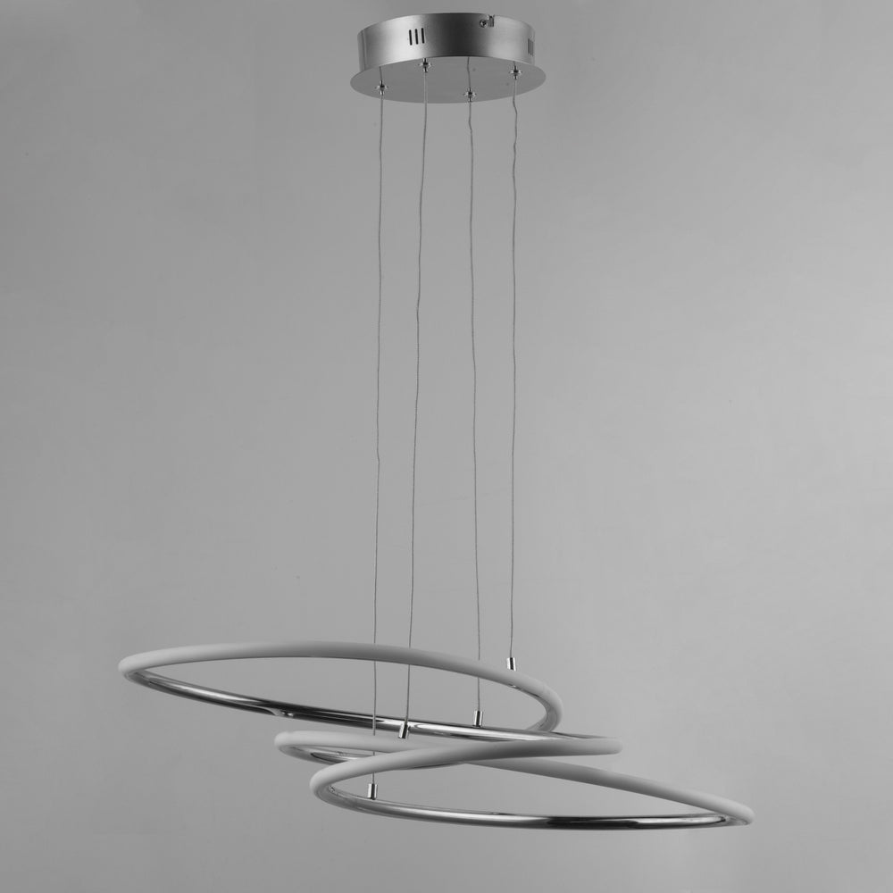 Coaster LED Pendant by ET2 Lighting, styled view 1
