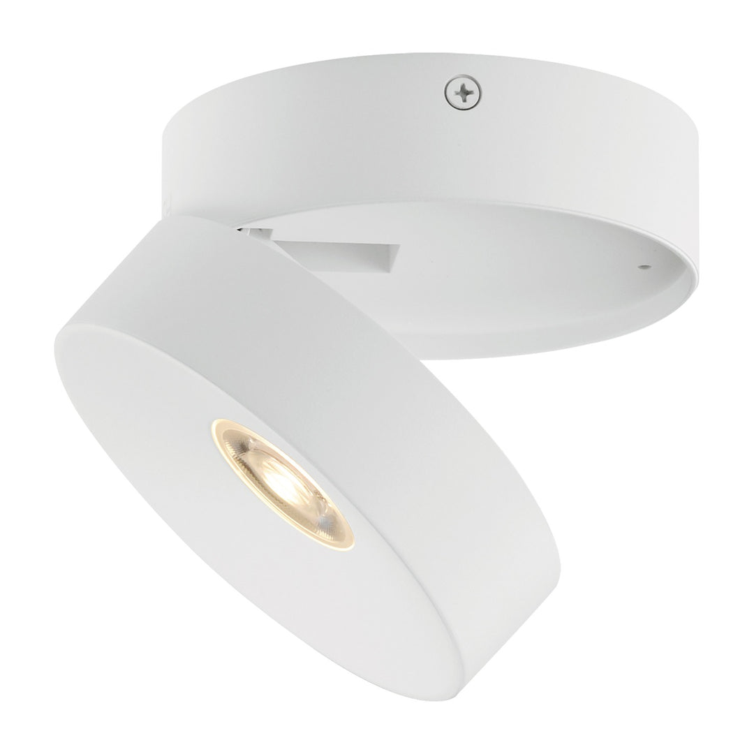 Swinger Adjustable LED Flush Mount by Studio M Lighting in White